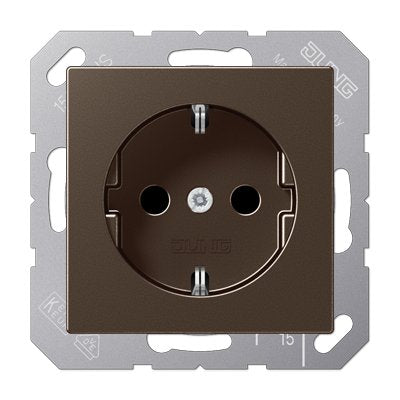 Jung A1520mo Schuko Steckdose 16a 250v A Mokka