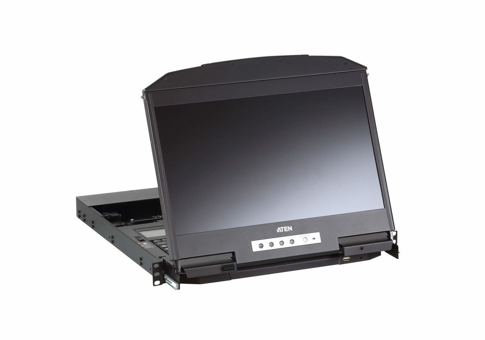 EAN 5706998285140 - ATEN CL3800NW consola de rack 47 cm (18.5") 1920 x 1080 Pixeles Metal, Plástico Negro imagen 5