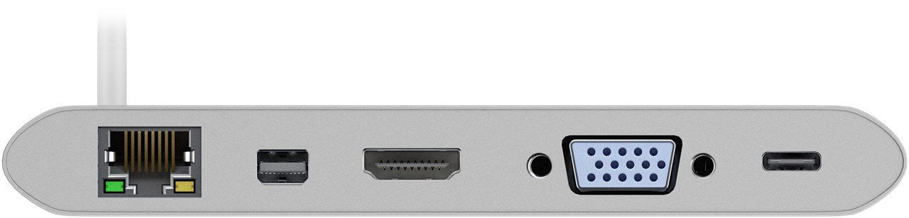 EAN 4040849621130 - Goobay 62113 base para portátil y replicador de puertos Alámbrico USB 3.2 Gen 1 (3.1 Gen 1) Type-C Plata imagen 5