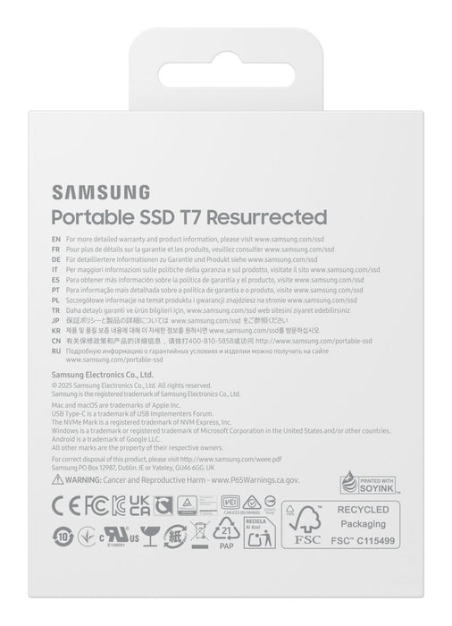 EAN 8806097817840 - Samsung MU-PD2T0G/WW unidad externa de estado sólido 2 TB USB Tipo C 3.2 Gen 2 (3.1 Gen 2) Plata imagen 9
