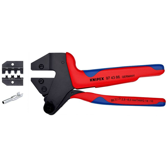 Knipex 97 43 66 1 Ud.² Incl. Auswechselbaren Crimpeinsätzen 97 43