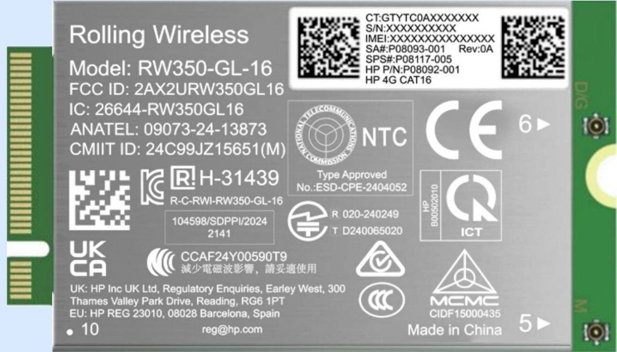 4g Lte-Ap (Cat 16) Wwan