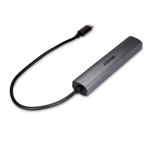 EAN 4002888433846 - Lindy 43384 hub de interfaz USB Tipo C 10000 Mbit/s Gris imagen 2
