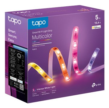 Tira Led Wifi Inteligente Tp-Link Tapo Tl63-5 Smart 5m Rgbw Regulable Compatible Alexa/Google