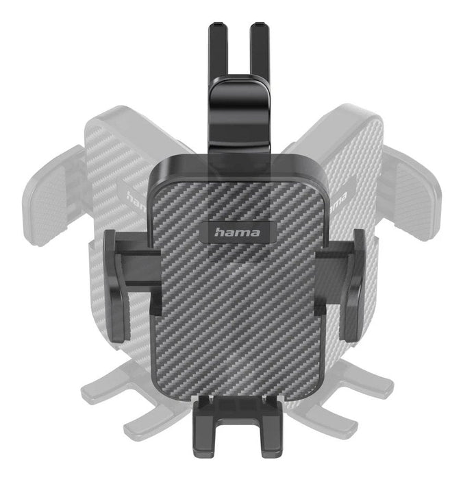Hama Soporte De Coche Para Smartphone - Pinza Para Rejilla - Peso Max 230g - Universal - Negro