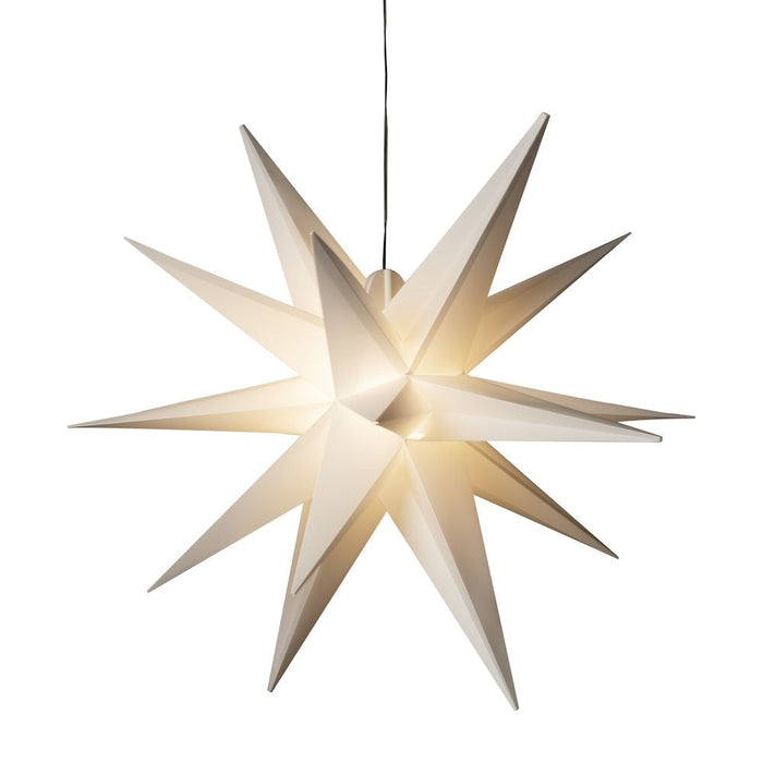Konstsmide 5971-200 Weihnachtsstern Stern Blanco Cálido Led Blanco Eek G A