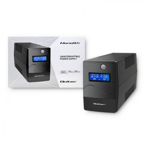 EAN 5901878539782 - Qoltec Monolith sistema de alimentación ininterrumpida (UPS) Doble conversión (en línea) 0,65 kVA 360 W 2 imagen 8