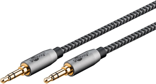 EAN 4040849652738 - Goobay 65273 cable de audio 1 m 3,5mm TRS Negro, Plata imagen 1