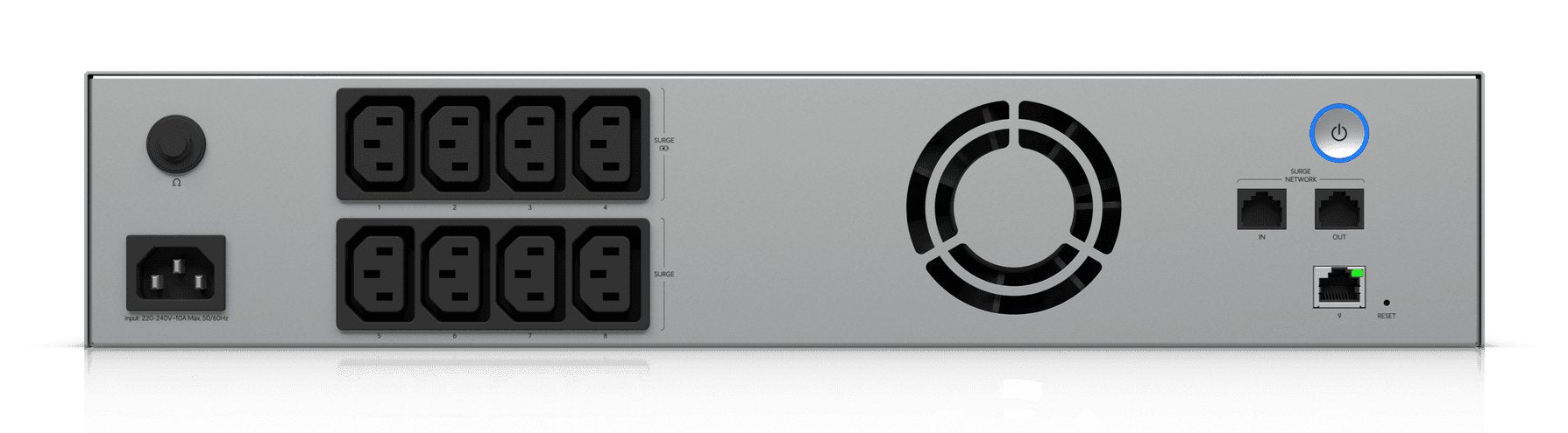 EAN 0810177161875 - Ubiquiti UPS-2U sistema de alimentación ininterrumpida (UPS) Línea interactiva 1,44 kVA 1000 W 8 salidas  imagen 5