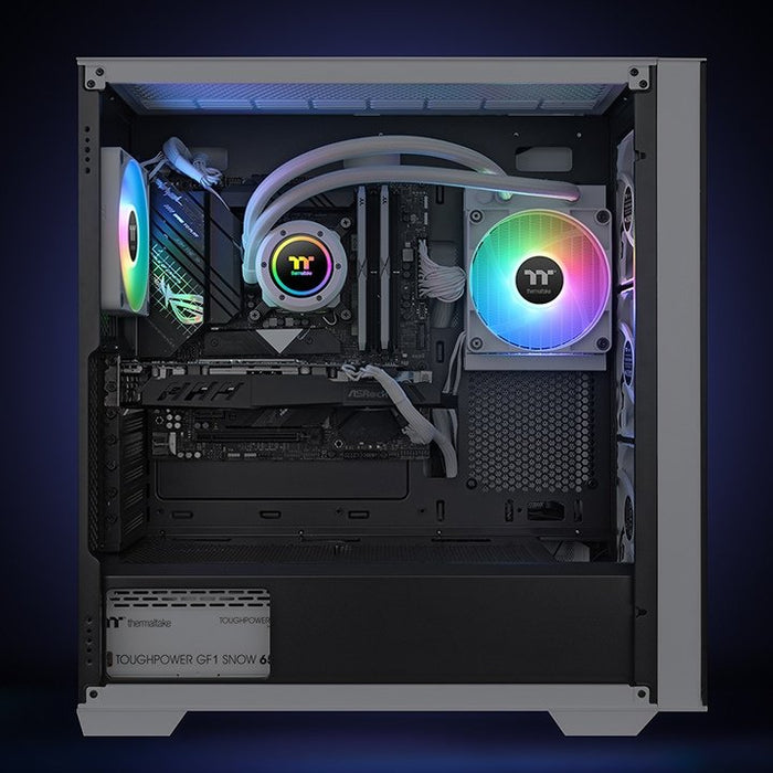 EAN 4713227539227 - Thermaltake TH120 V2 ARGB Procesador Kit de refrigeración líquida 12 cm Blanco 1 pieza(s) imagen 6