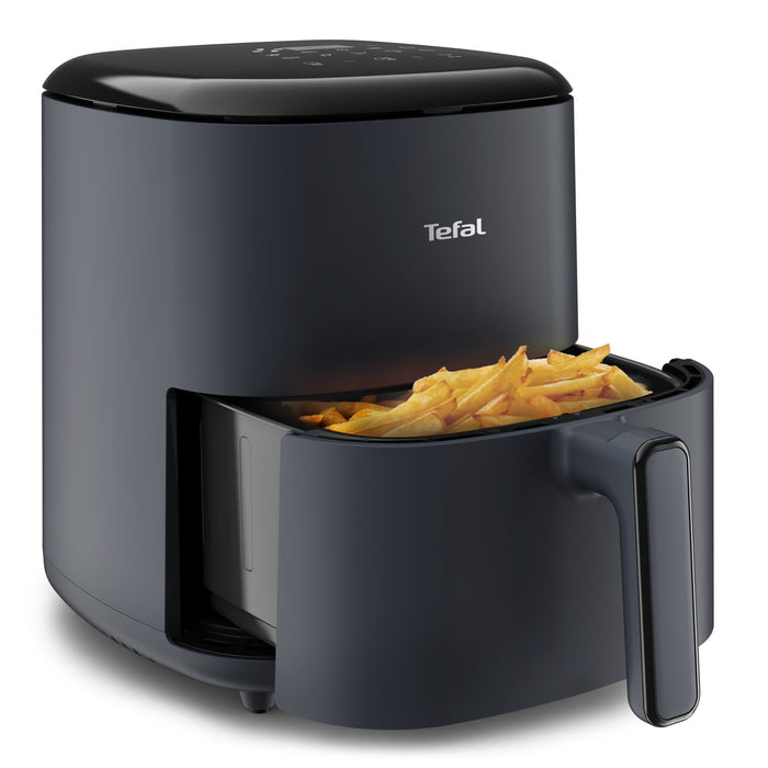 Freidora De Aire Tefal Easy Fry Max Ey245b Sencillo 5 L Independiente 1500 W  Caliente Gris
