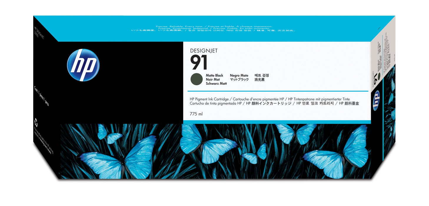 EAN 0882780987180 - HP 91 775-ml Matte Black DesignJet Pigment Ink Cartridge cabeza de impresora Inyección de tinta térmica imagen 1