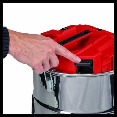 EAN 4006825655407 - Einhell TE-AV 18/15 Li C-Solo 15 L Negro, Gris, Rojo imagen 2