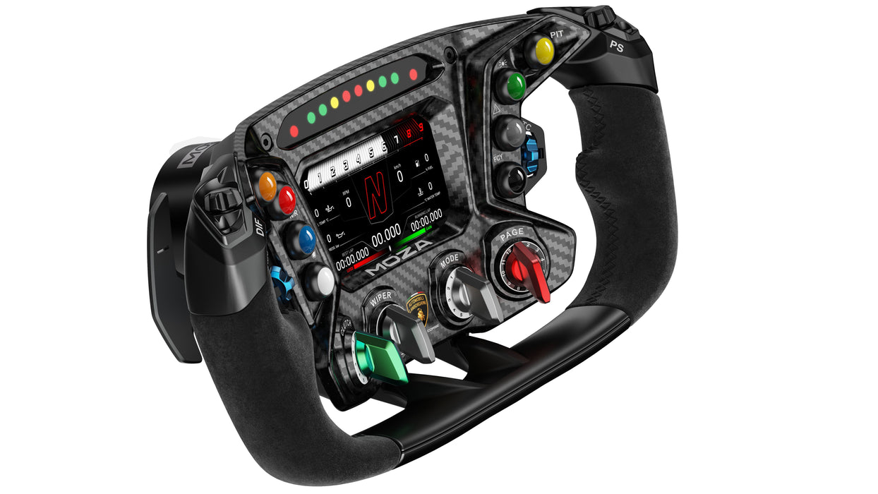 Moza Racing Controlador Rs070 / Scv12 Wheel Negro