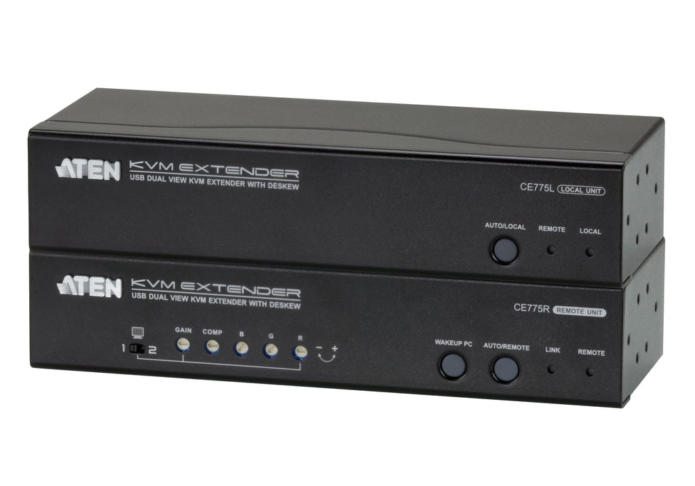 Aten Ce775 Usb Vga Dual View Kvm Extender