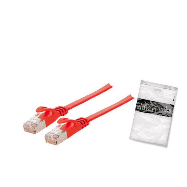 Shiverpeaks Rj45 Cable De Red Plano, Cat7 Roh, Slim, 10m Rojo