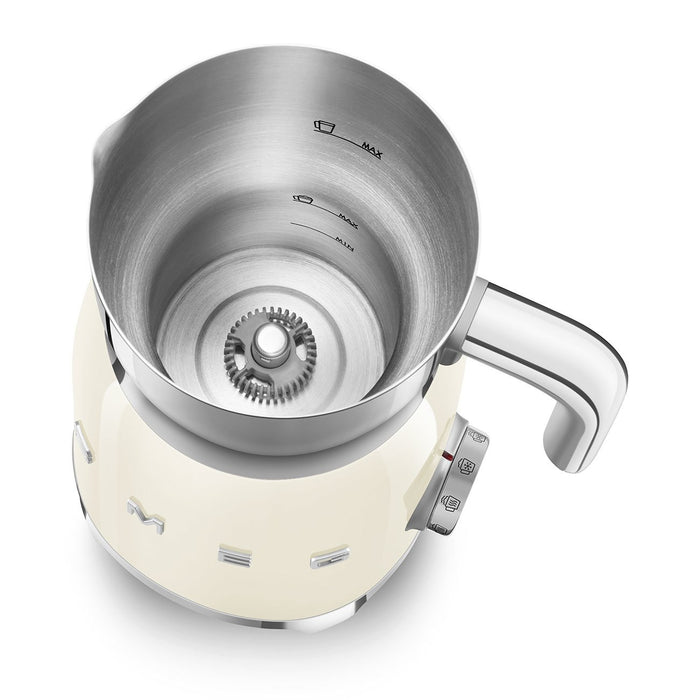 EAN 8017709316075 - Smeg MFF11CREU espumador o calentador de leche Automatic milk frother/warmer Crema de color imagen 5