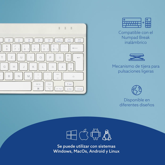 EAN 8719274492016 - R-Go Tools RGOCODEWLWH teclado Oficina Alemán imagen 14