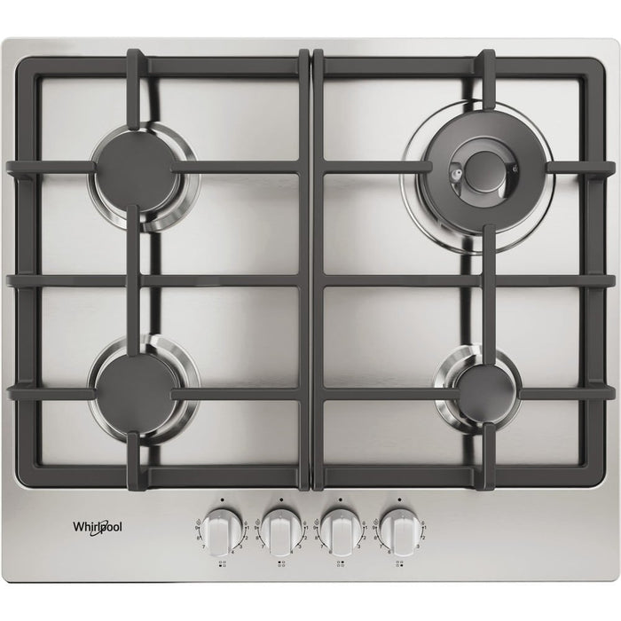 EAN 8003437641565 - Whirlpool TGML 661 IX R Acero inoxidable Integrado 58 cm Encimera de gas 4 zona(s) imagen 1