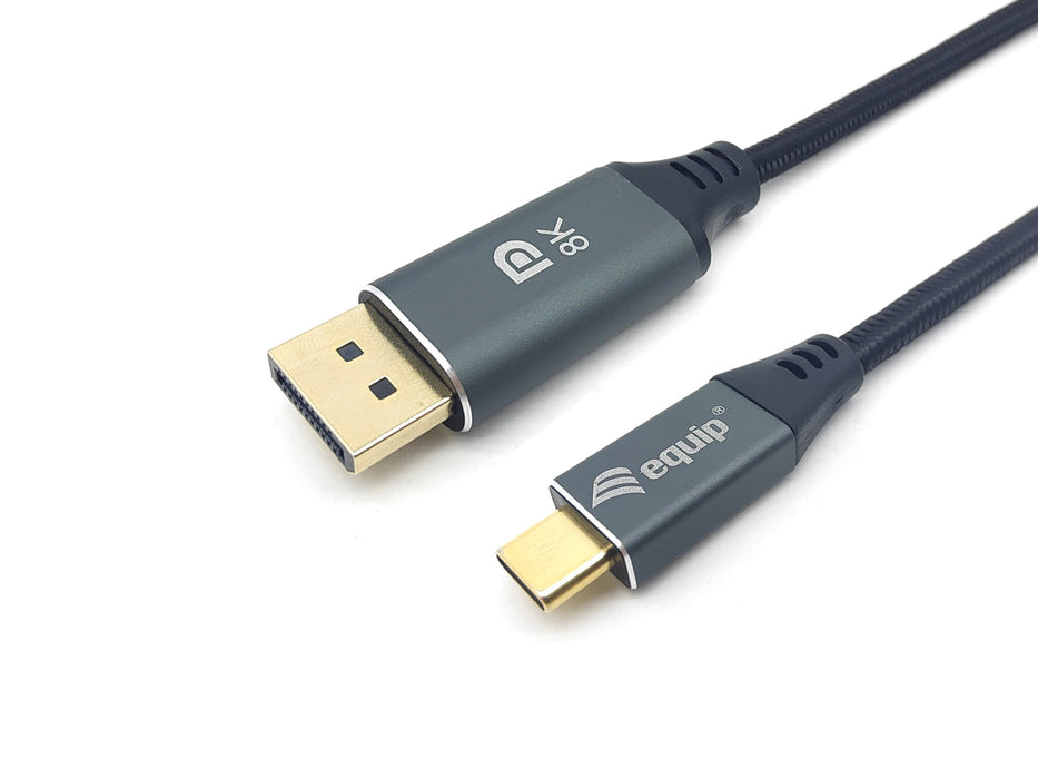 EAN 4015867228739 - Equip 133421 adaptador de cable de vídeo 1 m USB Tipo C Gris imagen 1