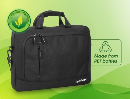 EAN 0766623440363 - Manhattan 440363 maletines para portátil 35,8 cm (14.1") Bandolera Negro imagen 6