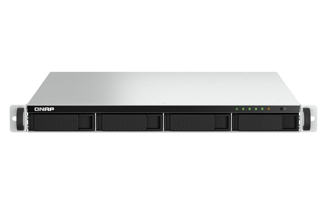 EAN 4711103082218 - QNAP TS-464U NAS Bastidor (1U) Intel® Celeron® N5095 8 GB DDR4 0 TB QNAP Turbo System Aluminio, Negro imagen 1