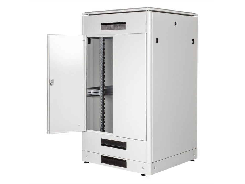 Roline 19-Zoll Netzwerkschrank Pro 26 He, 800x800 Bxt Glastr Grau