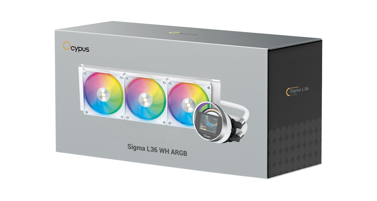 Refrigeración Líquida Cpu Ocypus Sigma L36 Argb (Blanco) Sigma-L36-Wh3aawwn00x-Gl