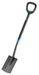 EAN 4078500042826 - Gardena 17011-20 pala y paleta Pala de metal con cabeza puntiaguda ergonómica para drenaje Acero Negro imagen 1