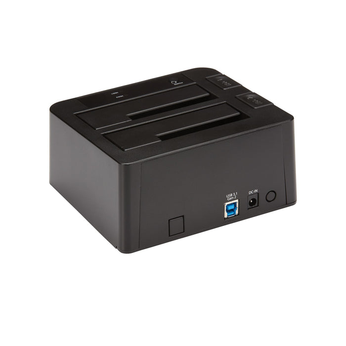 Startech.Com Base De Conexion Usb 3.1 (10gbps) Con Uas De 2 Bahias Para Disco Duro O Ssd Sata De 2,5 O 3,5 Pulgadas,2 Años