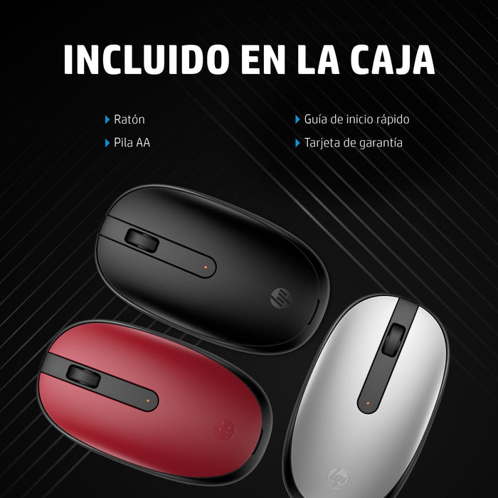 Ratón Inalambrico Hp 240 Bluetooth Silver Euro 43n04aa#Abb