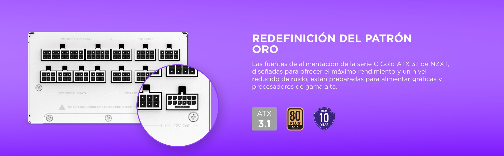 EAN 5056547206417 - NZXT C850 Gold ATX 3.1 unidad de fuente de alimentación 850 W 24-pin ATX Blanco imagen 11