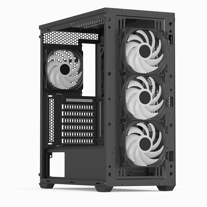 EAN 4711099479719 - Aerocool D501A Midi Tower Negro, Madera imagen 5