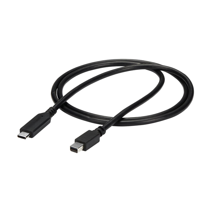 Startech Cable Usb-C A Mini Displayport 4k 60hz 1m Negro Cdp2mdpmm1mb
