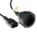 EAN 8716065345032 - ACT AK5219 cable de transmisión Negro 0,6 m C14 acoplador Enchufe tipo F imagen 1