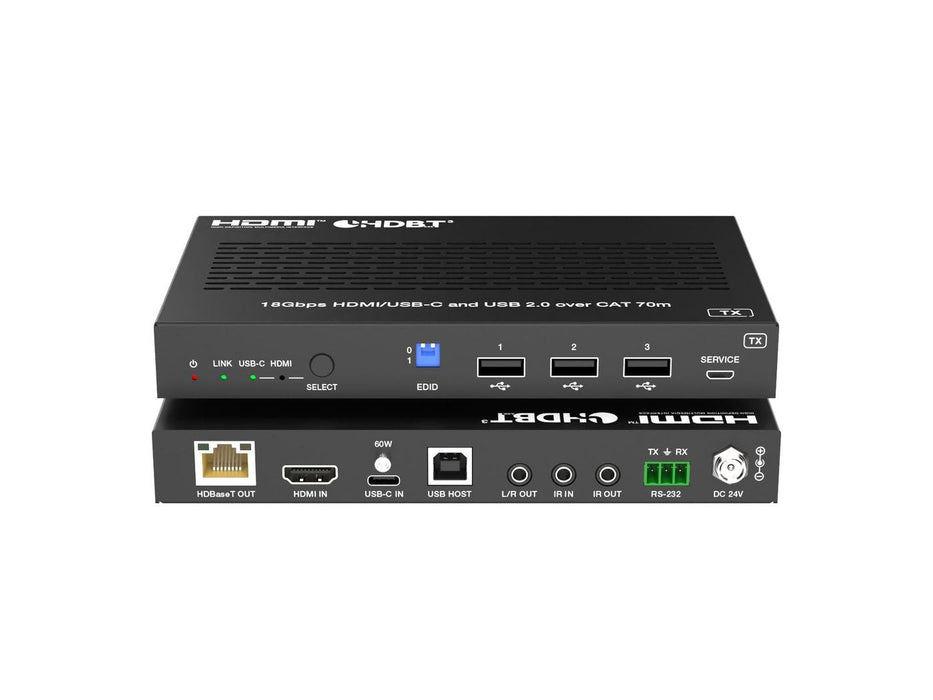 4k Extender Hdmi And Usb-C To Hdmi+Usb2.0 Vlhub121-Ext