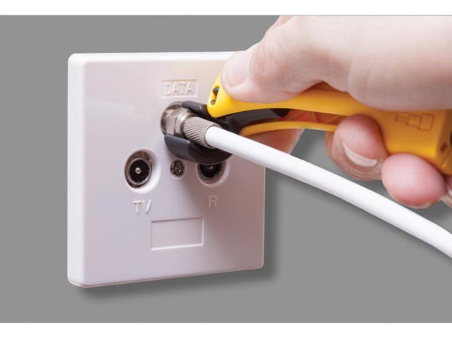 Jokari Jok 30 110 - Abmantelwerkzeug Topcoax Plus Para Cable Redondo 4.8-7.5