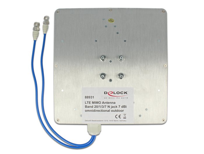 Delock Antena Lte Mimo Band 1/3/7/20 N 7 Dbi Outdoor