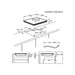 EAN 7332543637683 - Electrolux EIS62443 Negro Integrado 60 cm Con placa de inducción 4 zona(s) imagen 2