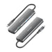 EAN 8435739903155 - AISENS ASUC-7P026-GR base para portátil y replicador de puertos Alámbrico USB 3.2 Gen 1 (3.1 Gen 1) Type- imagen 3