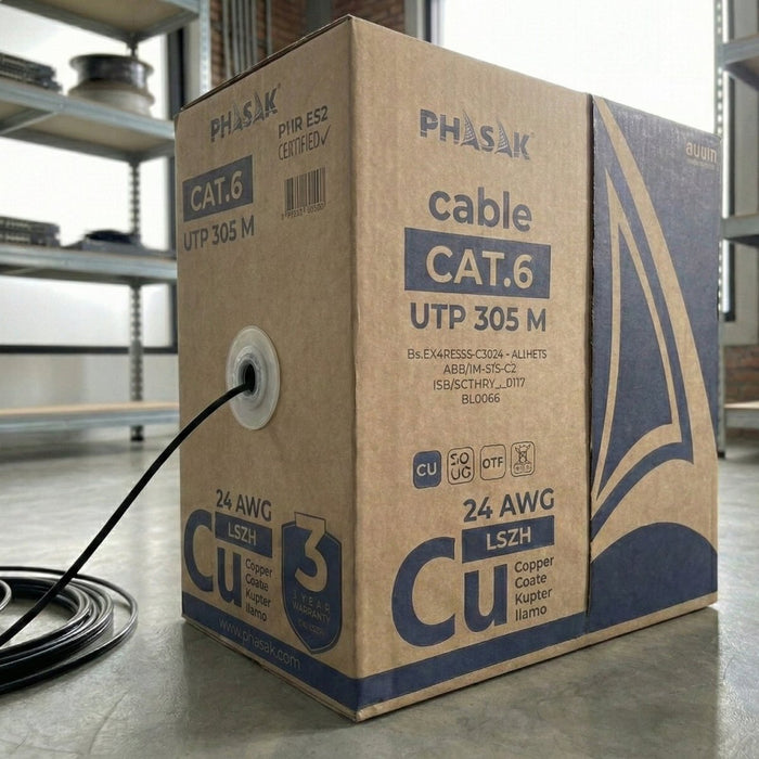 EAN 5605922000401 - Phasak PHR 652 cable de red Gris Cat6 U/UTP (UTP) imagen 2