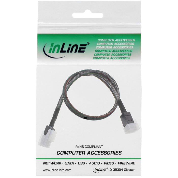 EAN 4043718211760 - InLine 27628B cable Serial Attached SCSI (SAS) 1 m Negro imagen 2