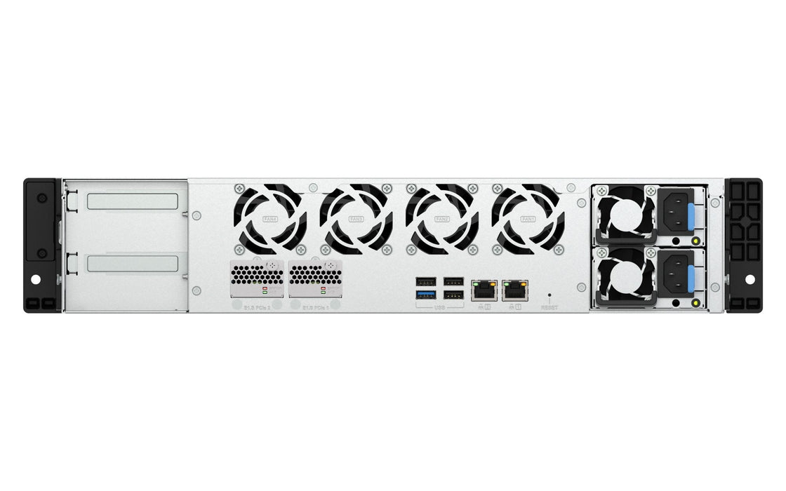 Servidor Nas  Qnap Ts-H1065eu-Rp 10 Compartimentos Montaje En Bastidor Sata-600 / Nvme Ram 8 Gb 2.5 Gigabit Ethernet 2u