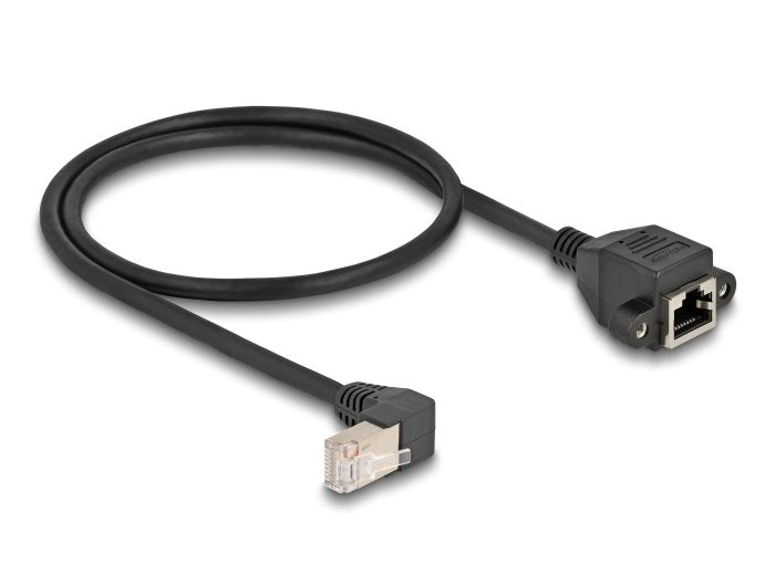 Delock Cable De Extensión S/Ftp Macho Rj45 Macho 90° Angular