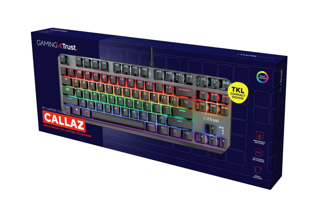 EAN 8713439244045 - Trust GXT 834 Callaz teclado Juego USB QWERTY Inglés Negro imagen 4