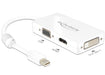 EAN 4043619626304 - DeLOCK 0.16m DisplayPort/VGA + HDMI + DVI 0,16 m Mini DisplayPort VGA (D-Sub)+ HDMI + DVI Blanco imagen 2