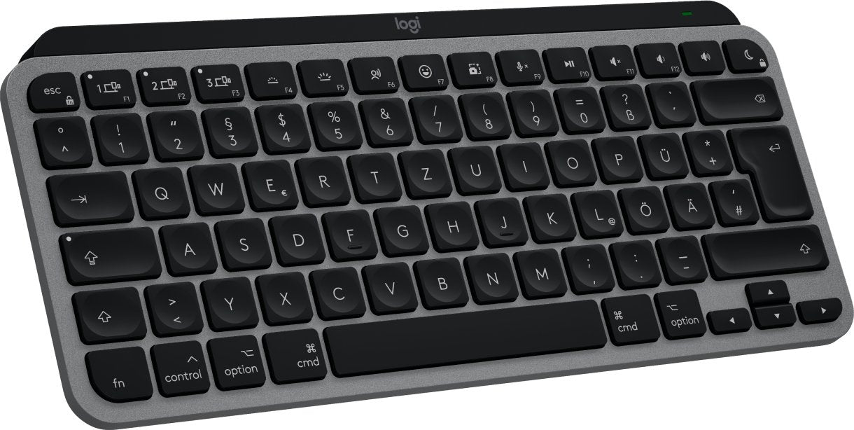 Logitech Mx Keys Mini For Mac Teclado Hogar Oficina Bluetooth Qwertz Alemán Negro, Gris