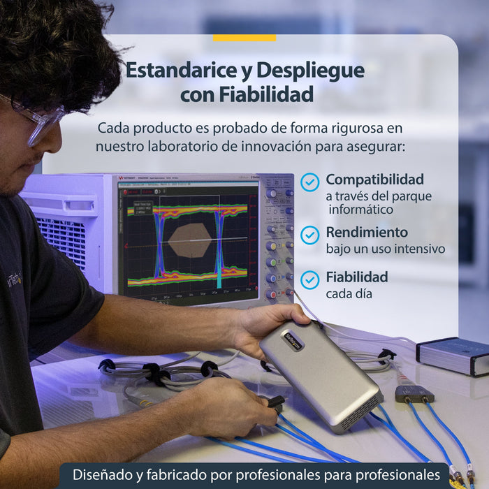 EAN 0065030921930 - StarTech.com 208UE-USB4-DOCK base para portátil y replicador de puertos Alámbrico Gris imagen 11