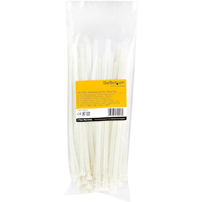 Startech 100 Bridas Reutilizables 25cm