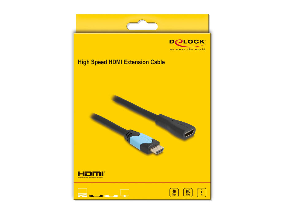 EAN 4043619819980 - DeLOCK 81998 cable HDMI HDMI tipo A (Estándar) Negro, Turquesa imagen 3